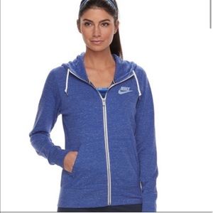 Blue Nike Vintage Zip Up Jacket